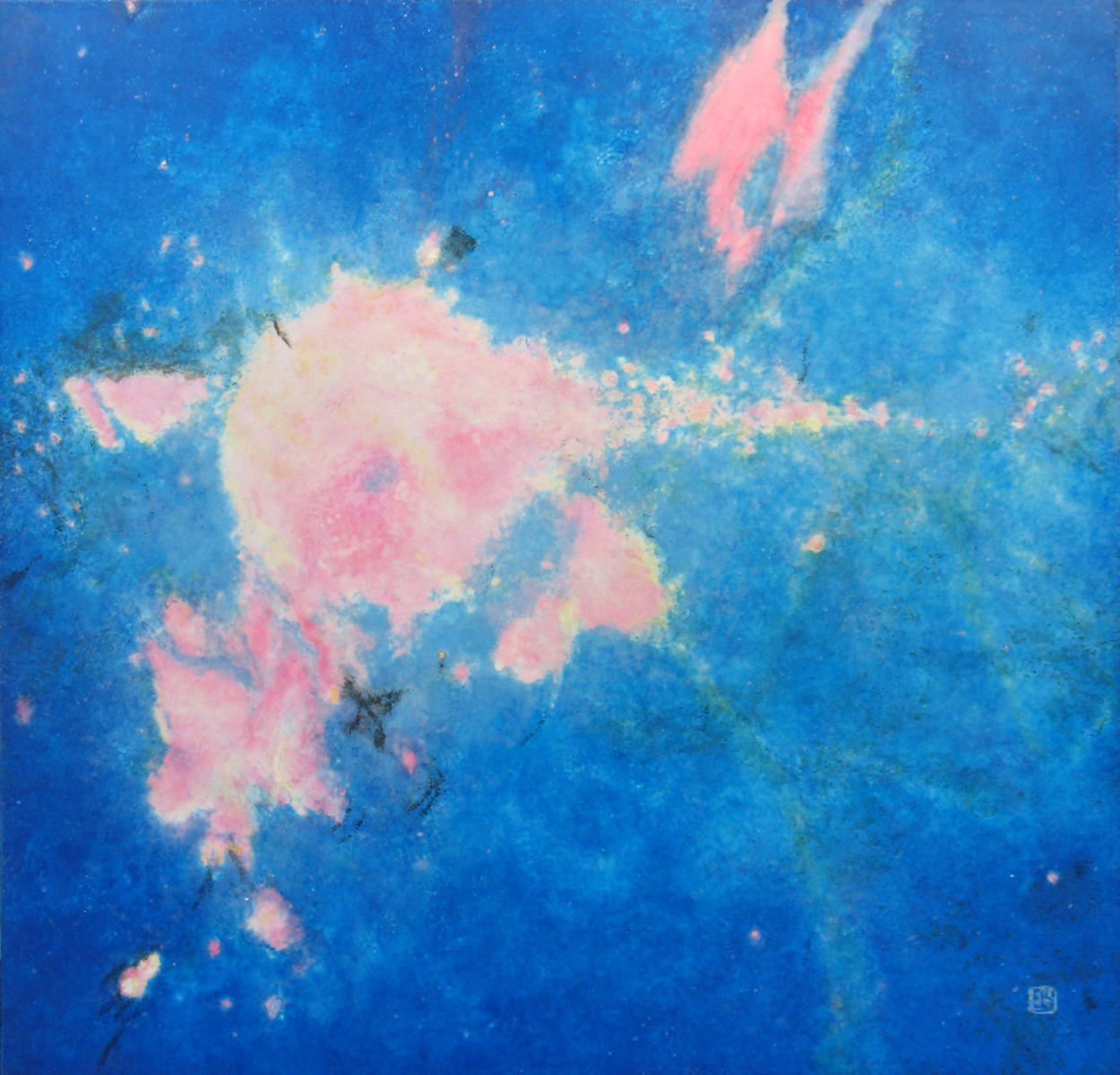 Ely, “Peony Nebula”, 31″x36″